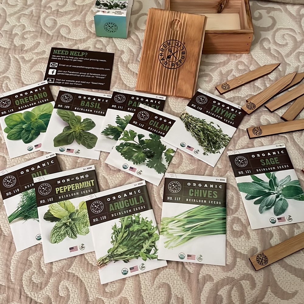 Organic Herb Garden Full Kit